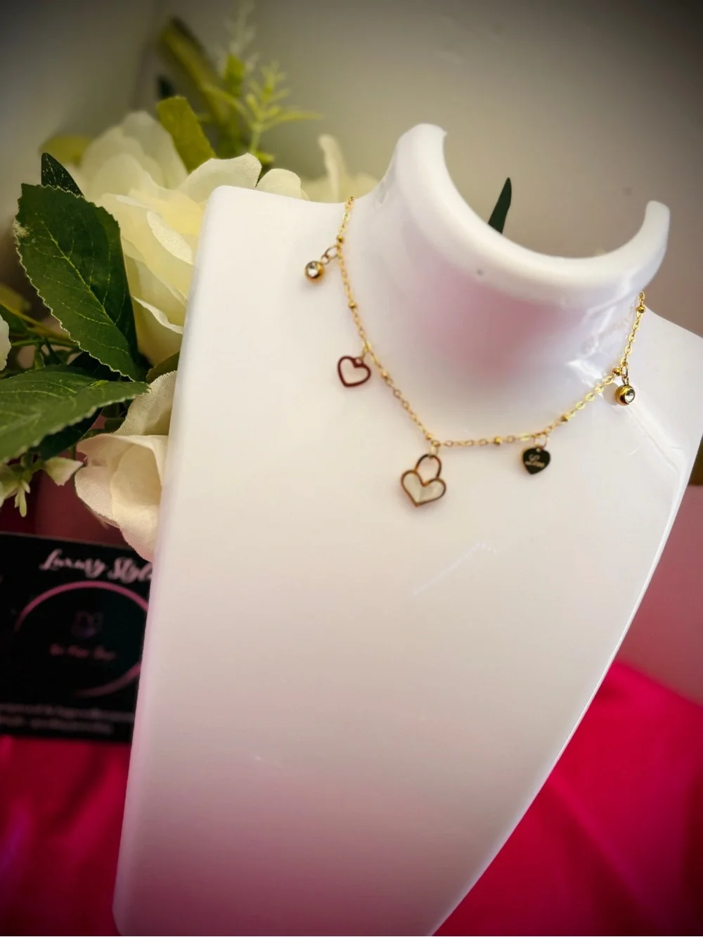 18K Gold Plated Golden Hearts Bracelet